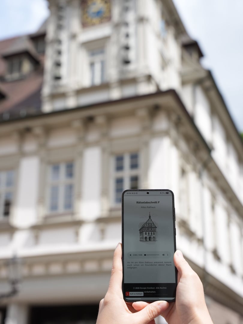 Rätselabschnitt F am "Alten Rathaus"