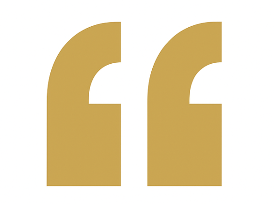 Sehr großes Anführungszeichen