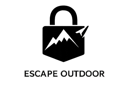 Escape Outdoor - Logo - schwarz